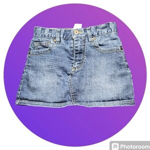 Guess Girls Blue Jean Skirt Size 6X